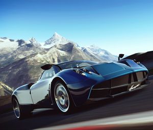 Preview wallpaper gran turismo-6, driving simulator, speed, art, pagani huayra