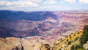 Preview wallpaper grand canyon, canyon, landform, desert, sky, landscape