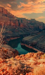 Preview wallpaper grand canyon, canyon, relief, nature, landscape, river