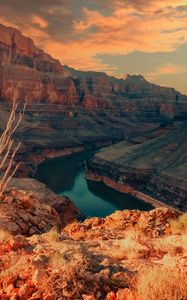 Preview wallpaper grand canyon, canyon, relief, nature, landscape, river