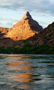 Preview wallpaper grand canyon, canyon, rocks, lake