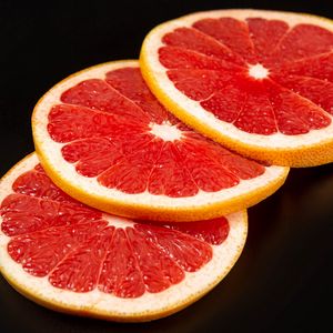 Preview wallpaper grapefruit, fruit, citrus, slices, red