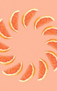 Preview wallpaper grapefruit, fruit, slices, citrus