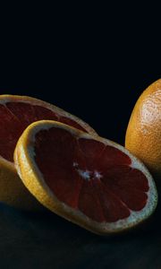 Preview wallpaper grapefruit, fruit, slicing