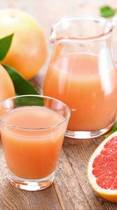 Preview wallpaper grapefruit, juice, fruit, citrus