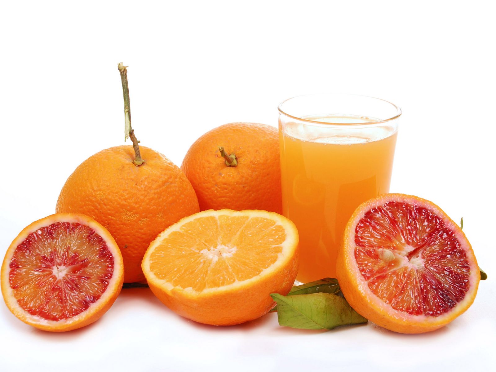 Download wallpaper 1600x1200 grapefruit, orange, juice, glass, white  background standard 4:3 hd background