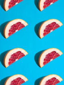 Preview wallpaper grapefruit, slices, fruit, pattern