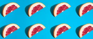 Preview wallpaper grapefruit, slices, fruit, pattern