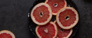 Preview wallpaper grapefruit, slices, still life, fruit