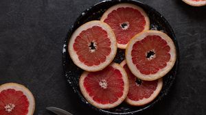 Preview wallpaper grapefruit, slices, still life, fruit