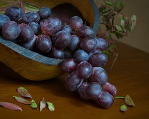 Preview wallpaper grapes, berries, fruit, bunch