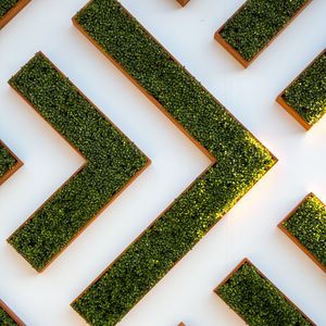 Preview wallpaper grass, design, minimalism, wall