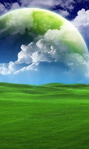 nokia grass and sky wallpaper