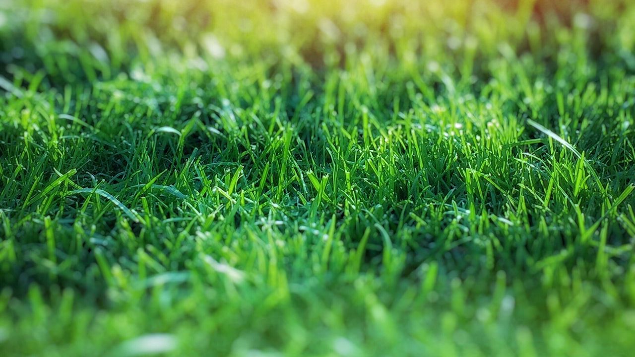Wallpaper grass, macro, blur, green