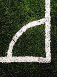 Preview wallpaper grass, marking, field
