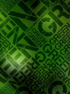 Preview wallpaper green, black, lettering, wall, letters