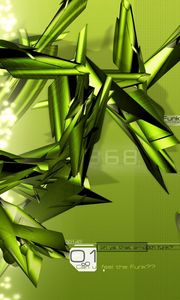 Preview wallpaper green, iron, light, figure