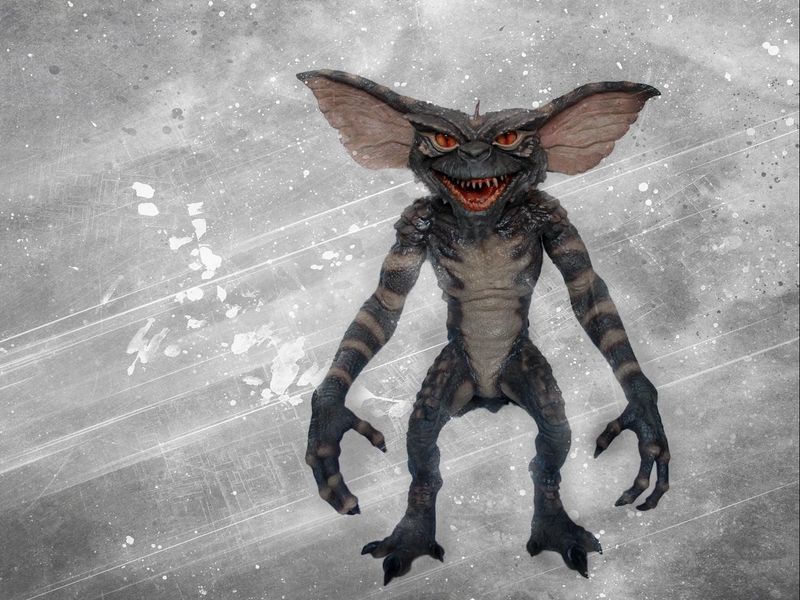 Download Wallpaper 800x600 Gremlin Creature Fangs Background Scratches Pocket Pc Pda Hd Background