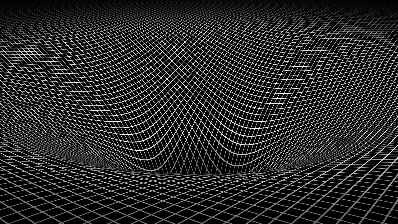 Wallpaper grid, black white, shape, surface, uneven