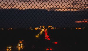 Preview wallpaper grid, glare, night