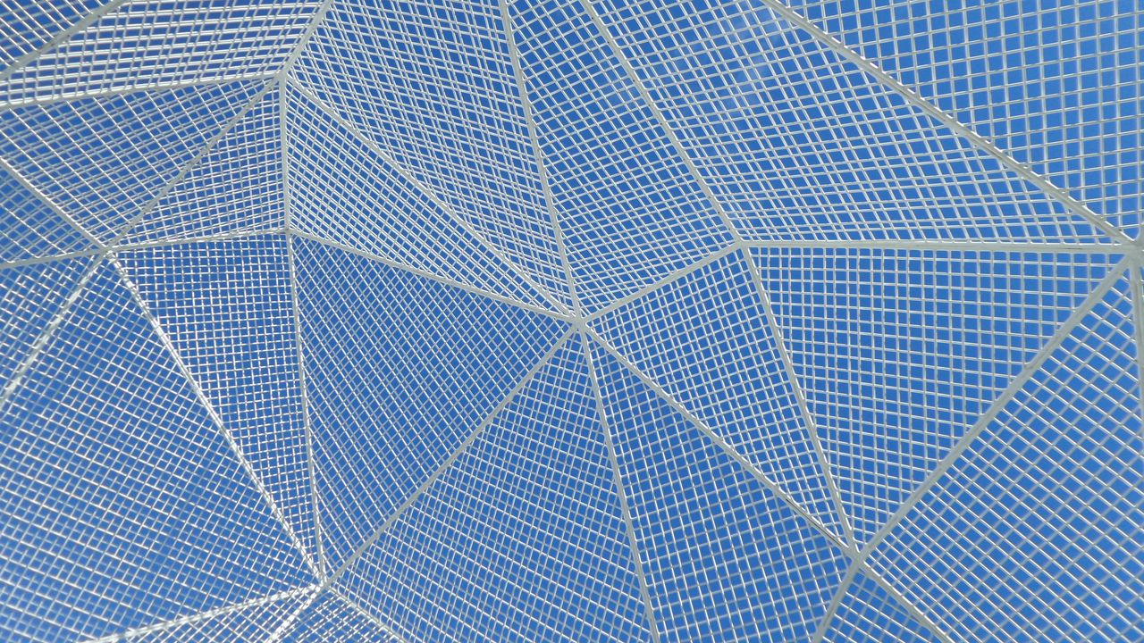 Wallpaper grid, lines, blue, white
