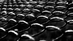 Preview wallpaper grid, wire, black and white, macro