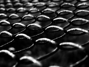 Preview wallpaper grid, wire, black and white, macro