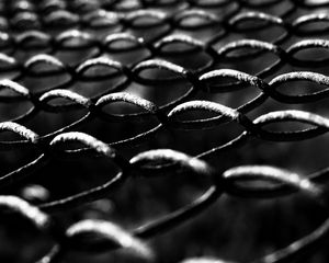 Preview wallpaper grid, wire, black and white, macro