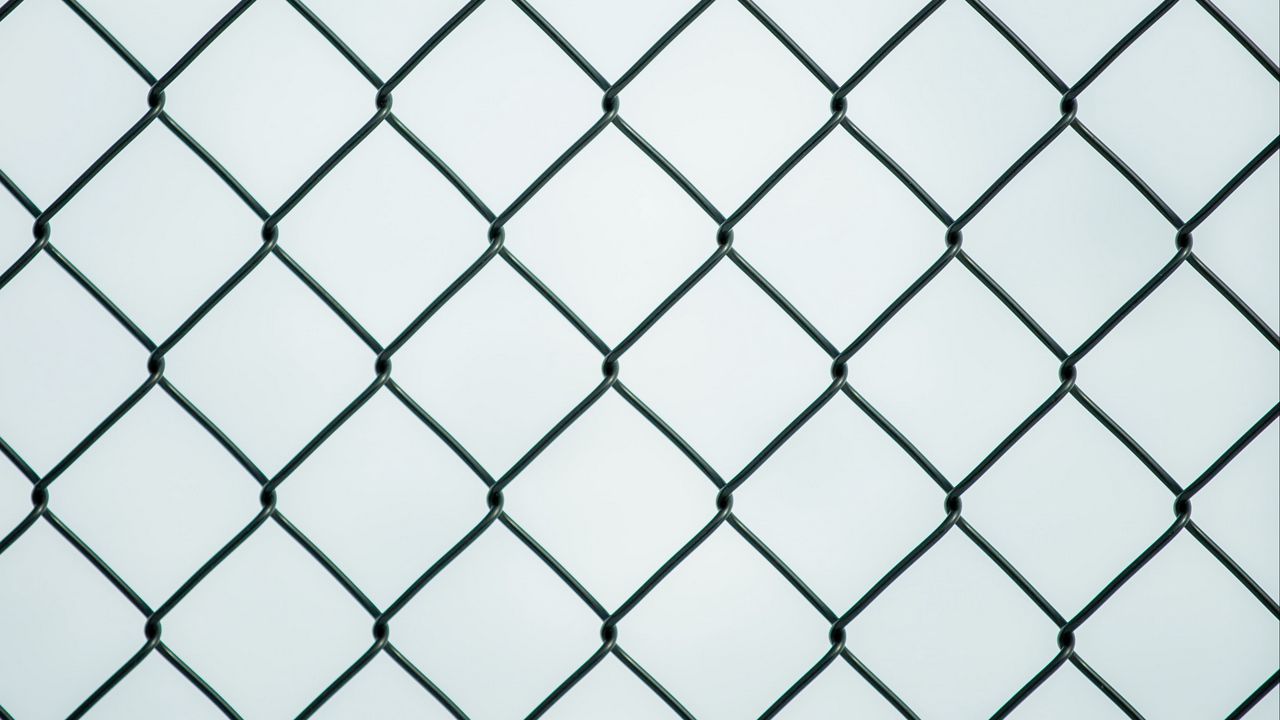 Wallpaper grill, mesh, fence