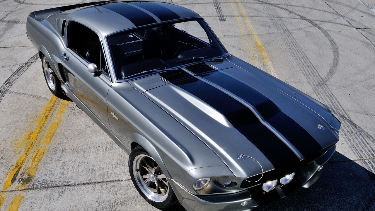 Wallpaper gt500, eleanor, car, ford, mustang, front