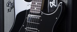 Preview wallpaper guitar, electric guitar, amplifier, music