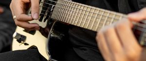 Preview wallpaper guitar, electric guitar, guitarist, music