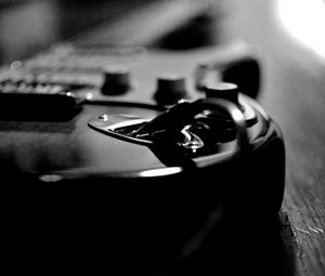Preview wallpaper guitar, electric guitar, macro, music, dark