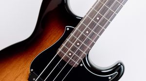 Preview wallpaper guitar, electric guitar, strings, music, white background