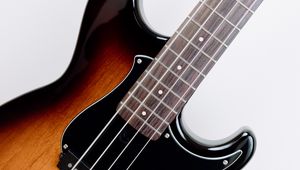 Preview wallpaper guitar, electric guitar, strings, music, white background