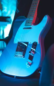 Preview wallpaper guitar, electronic, musical instrument, neon