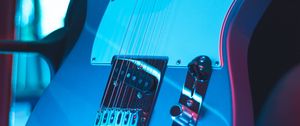 Preview wallpaper guitar, electronic, musical instrument, neon