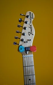 Preview wallpaper guitar, fingerboard, pick, musical instrument