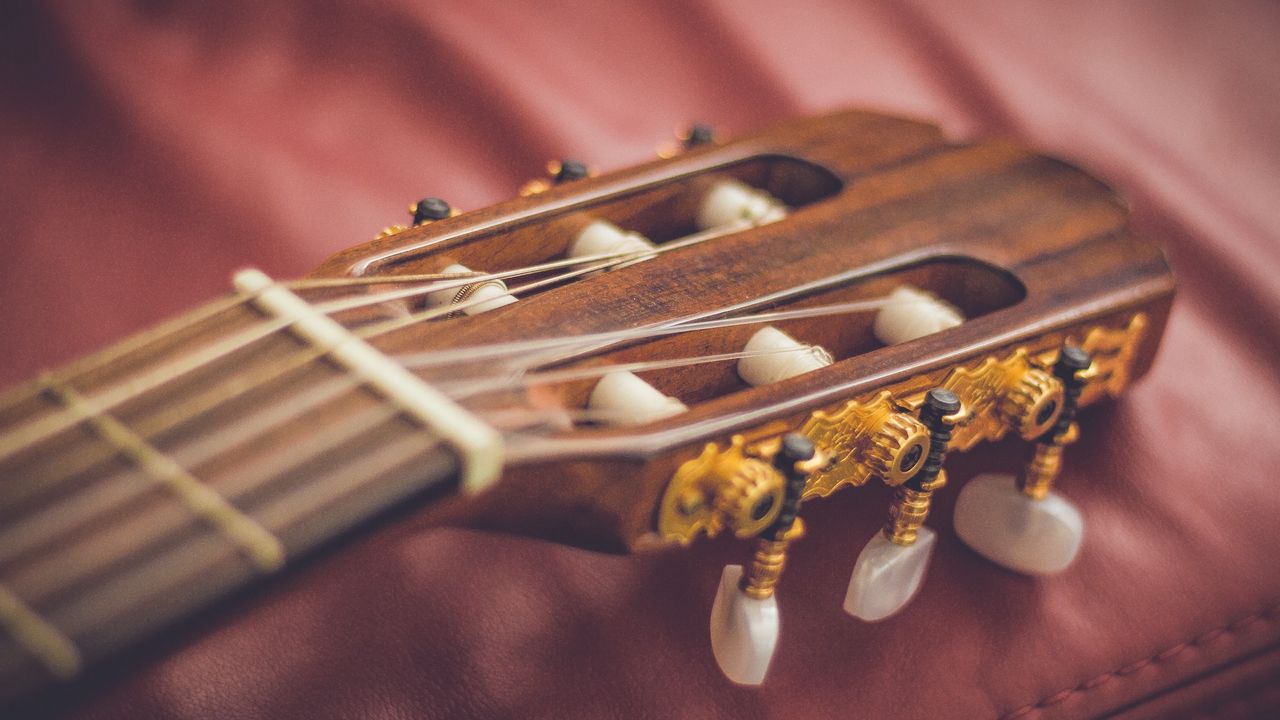 Wallpaper guitar, fretboard, strings