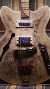 Preview wallpaper guitar, fretboard, strings, music, musical instrument