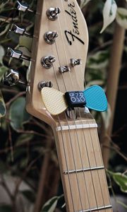 Preview wallpaper guitar, fretboard, tunes, musical instrument, pick