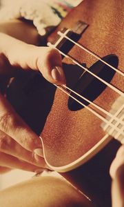 Preview wallpaper guitar, hands, fingers