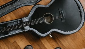 Preview wallpaper guitar, musical instrument, boots