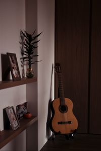 Preview wallpaper guitar, musical instrument, room, interior