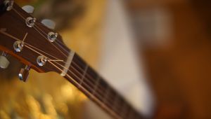Preview wallpaper guitar, neck, strings