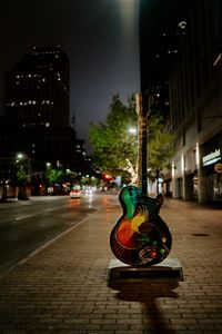 Preview wallpaper guitar, street, night