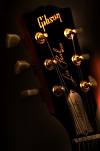 Preview wallpaper guitar, strings, fretboard, macro, music