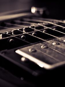 Preview wallpaper guitar, strings, macro, music