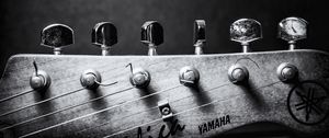 Preview wallpaper guitar, strings, music, macro, bw