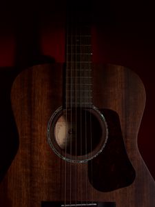 Preview wallpaper guitar, strings, music, dark